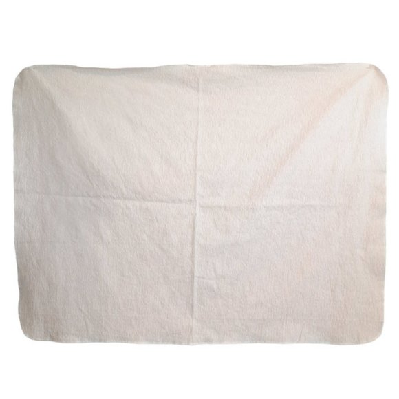 Carter’s Pink & White Striped Flannel Baby Receiving Blanket 37" X 27" - Picture 2 of 4